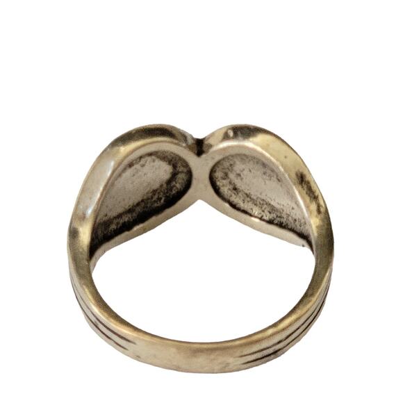 Vintage Ring - Sterling Silver Concentric Circles Boho Chic, Size 6.25 - Picture 9 of 9